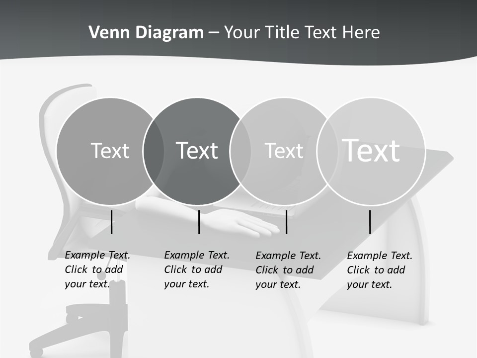 A Person Sitting At A Desk With A Laptop PowerPoint Template
