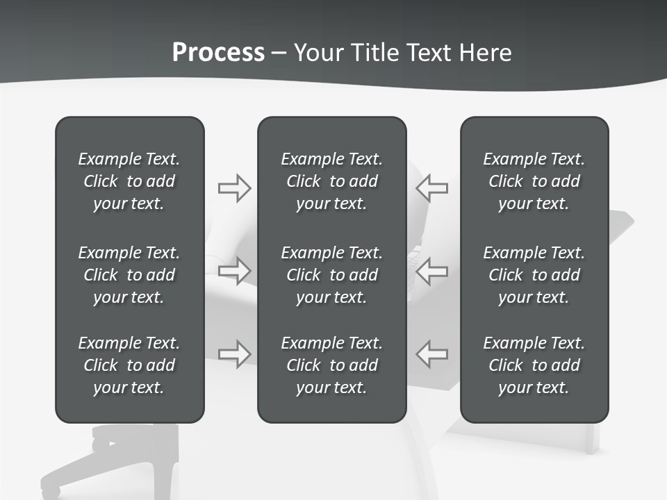 A Person Sitting At A Desk With A Laptop PowerPoint Template