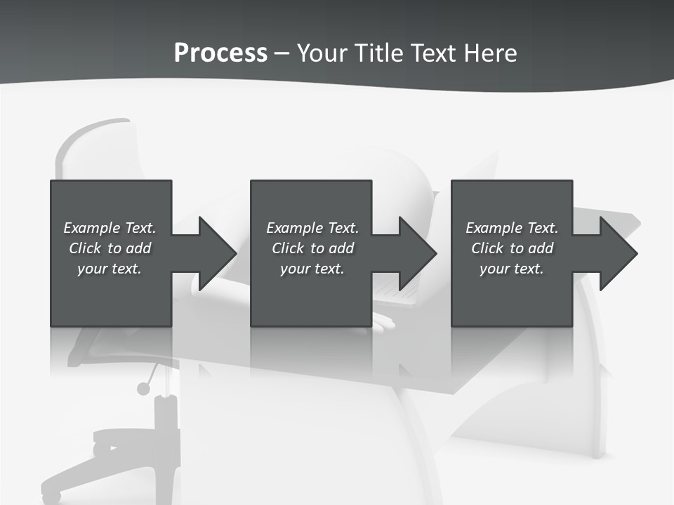 A Person Sitting At A Desk With A Laptop PowerPoint Template