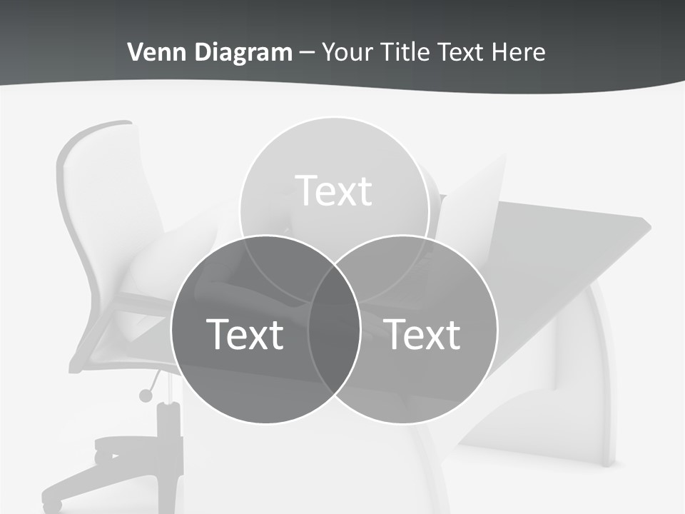 A Person Sitting At A Desk With A Laptop PowerPoint Template