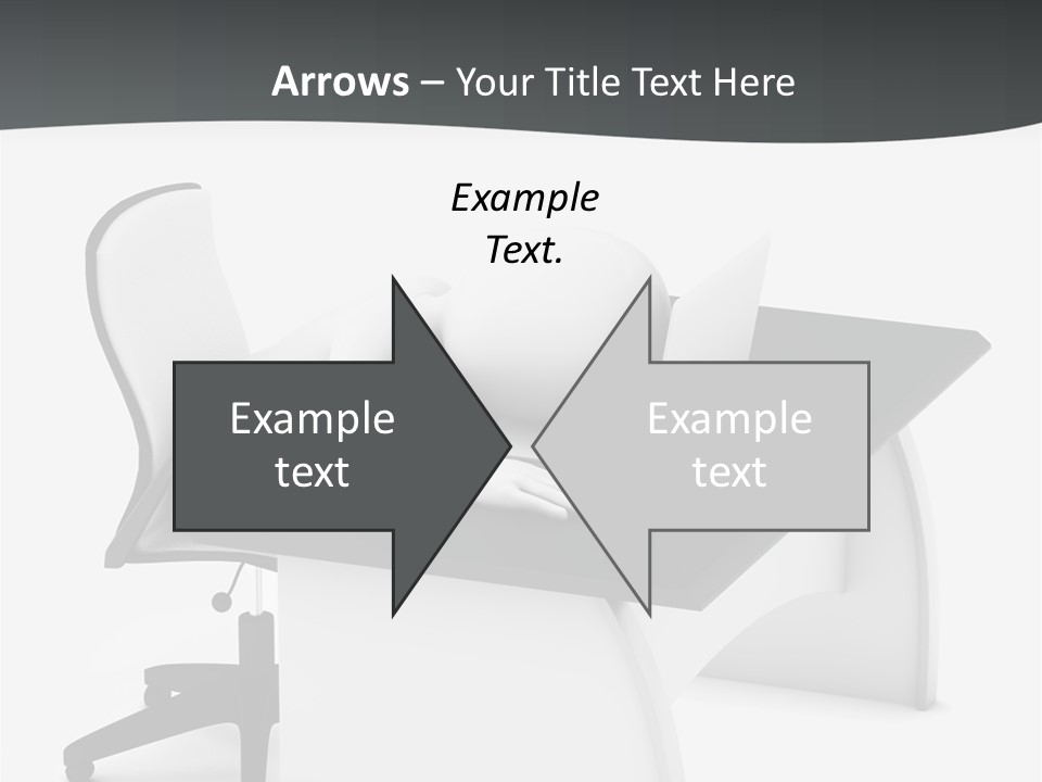 A Person Sitting At A Desk With A Laptop PowerPoint Template