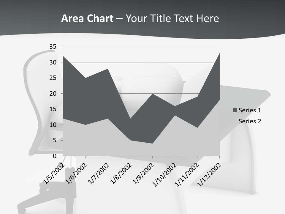 A Person Sitting At A Desk With A Laptop PowerPoint Template