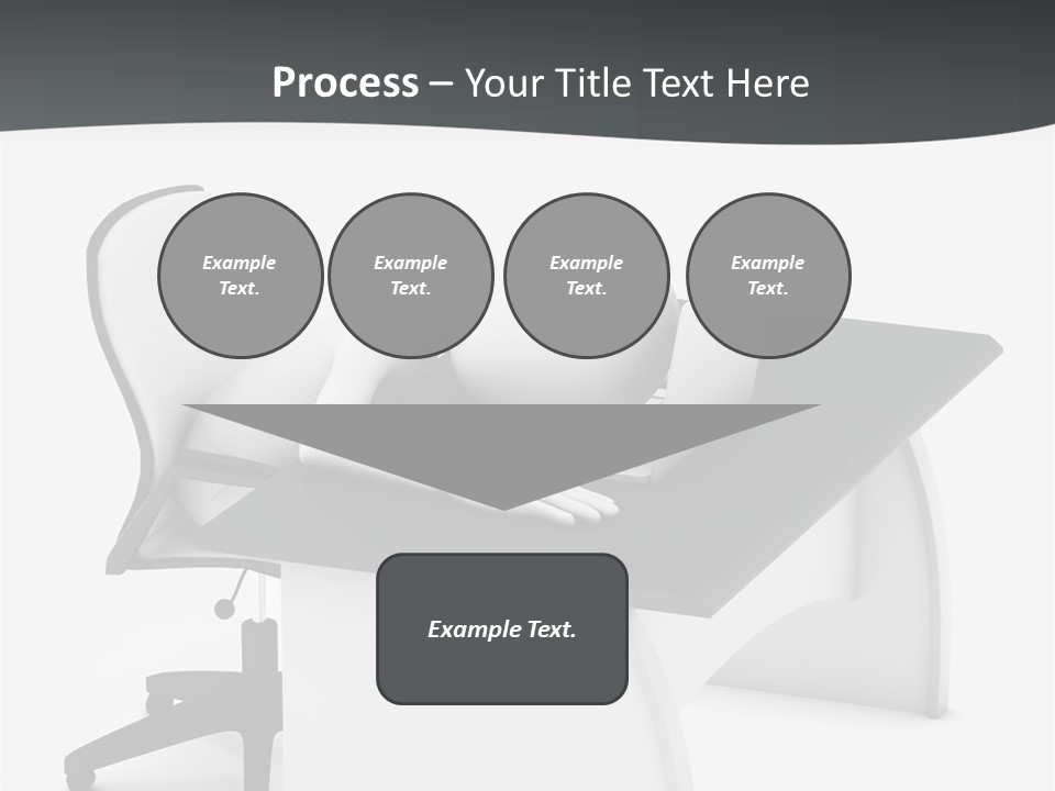 A Person Sitting At A Desk With A Laptop PowerPoint Template