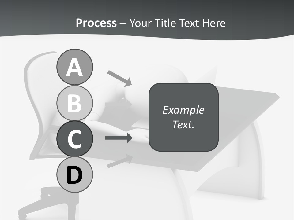 A Person Sitting At A Desk With A Laptop PowerPoint Template