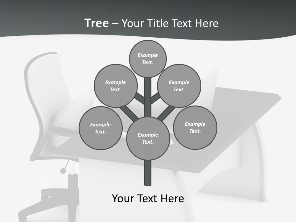 A Person Sitting At A Desk With A Laptop PowerPoint Template