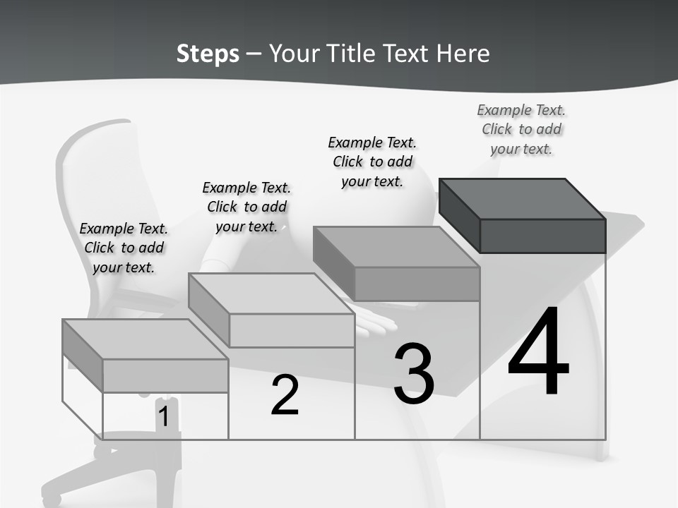 A Person Sitting At A Desk With A Laptop PowerPoint Template
