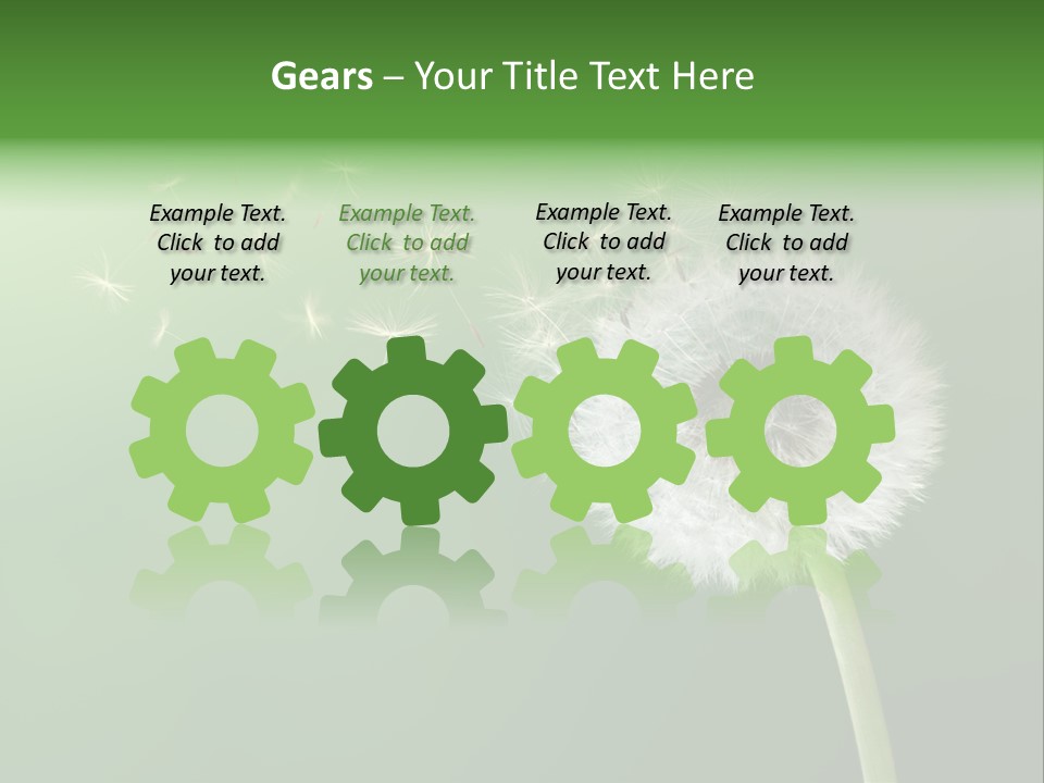 Wind Time Backgrounds PowerPoint Template