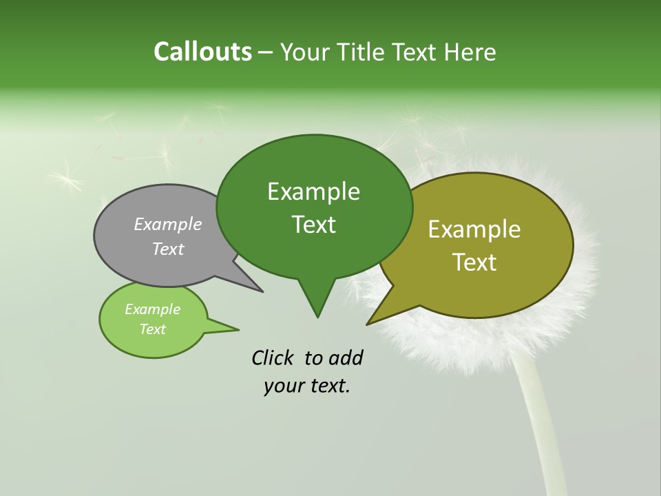 Wind Time Backgrounds PowerPoint Template