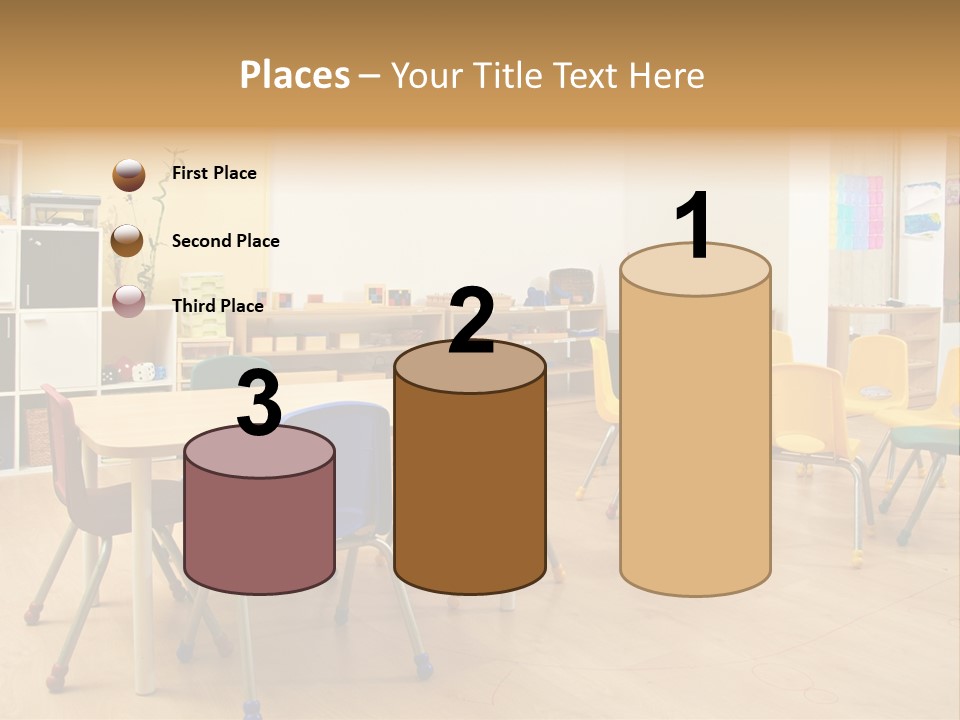 Class Book Yellow PowerPoint Template