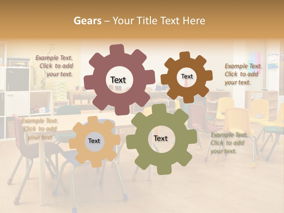 Class Book Yellow PowerPoint Template