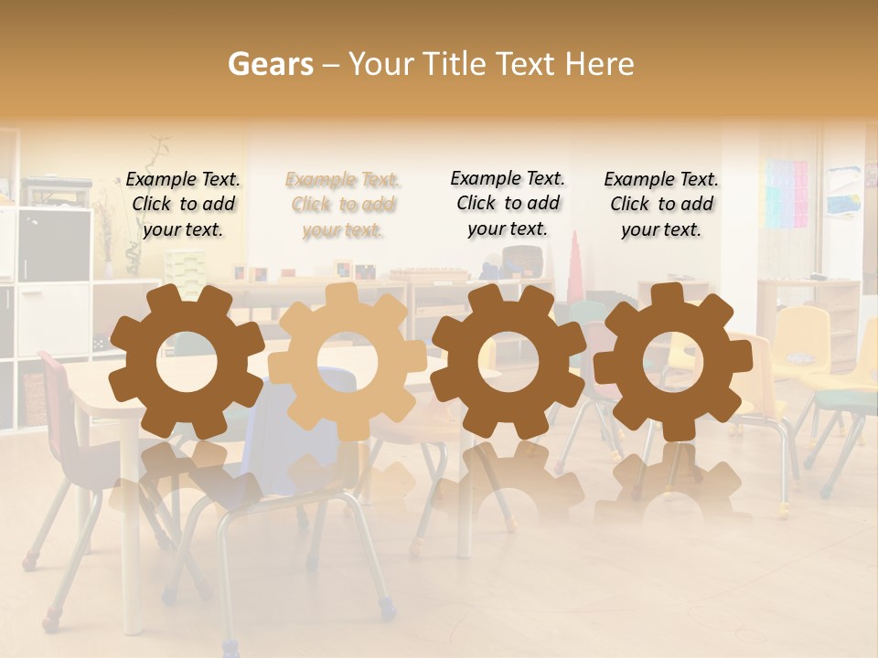 Class Book Yellow PowerPoint Template