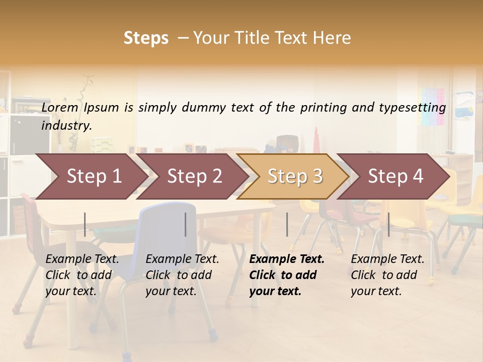 Class Book Yellow PowerPoint Template