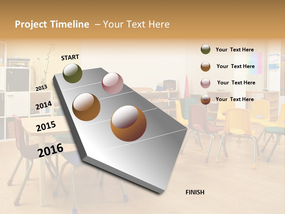 Class Book Yellow PowerPoint Template