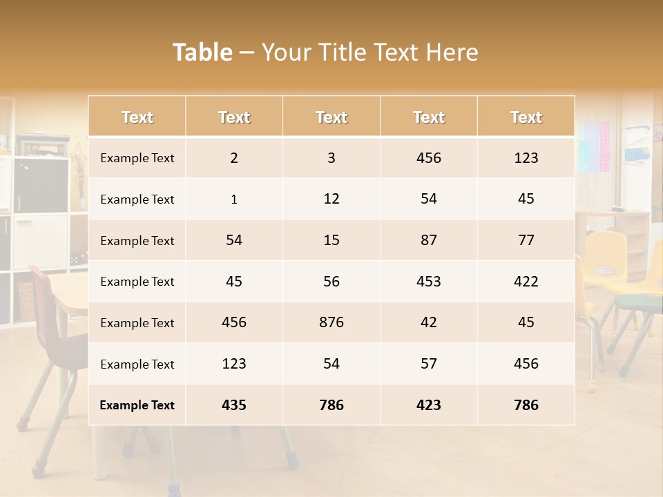 Class Book Yellow PowerPoint Template