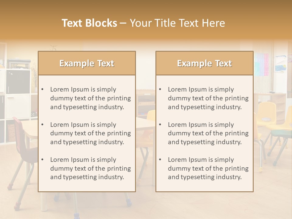 Class Book Yellow PowerPoint Template
