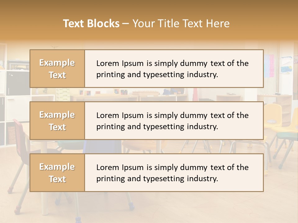 Class Book Yellow PowerPoint Template