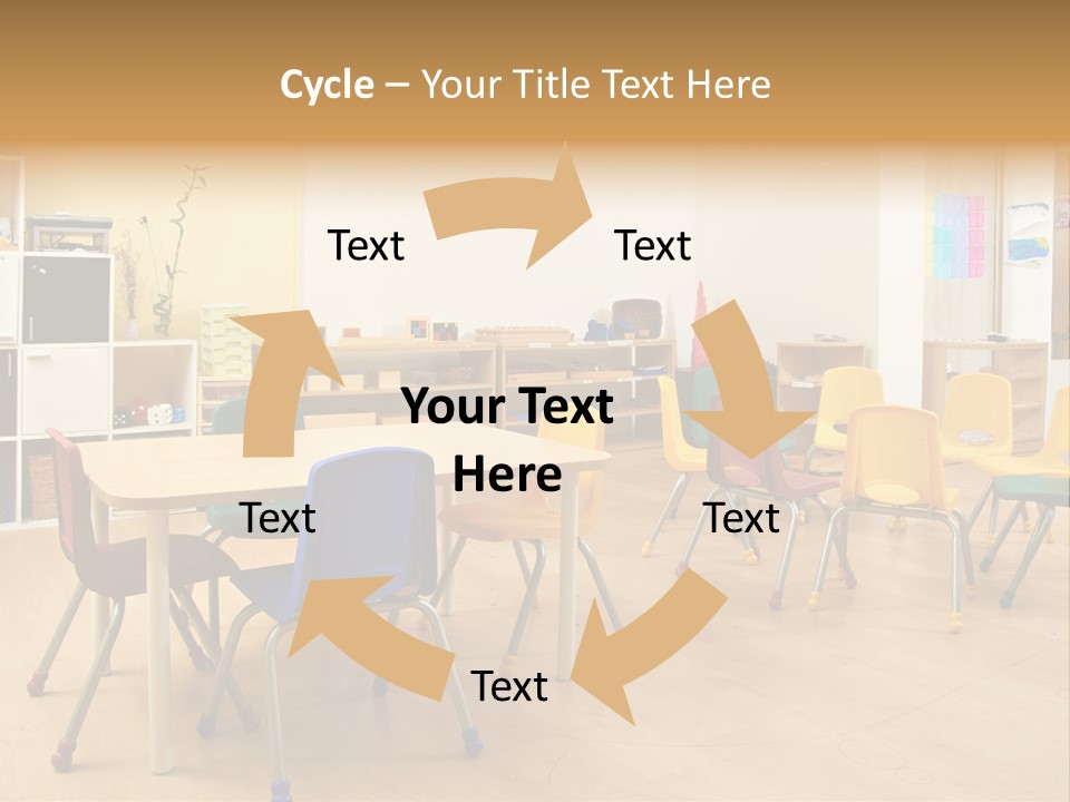 Class Book Yellow PowerPoint Template