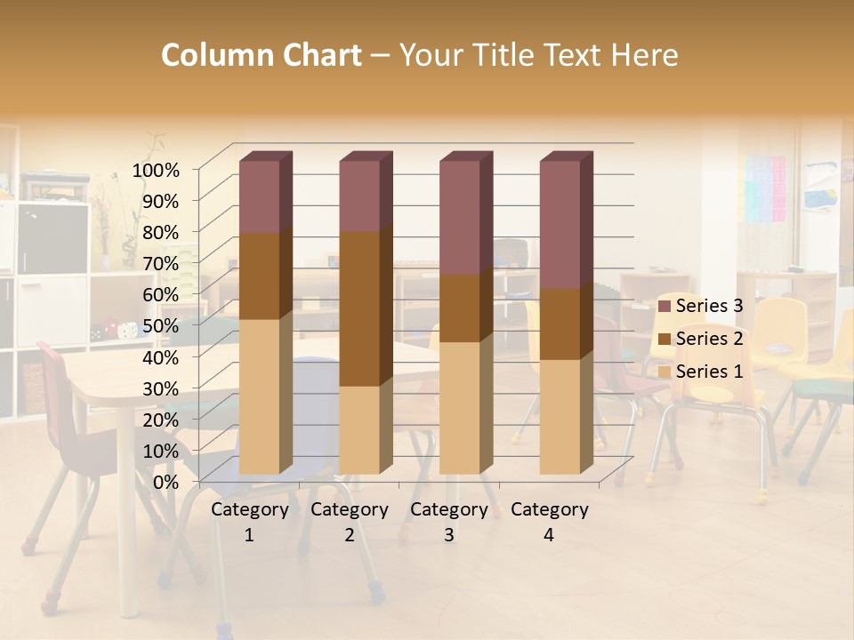 Class Book Yellow PowerPoint Template