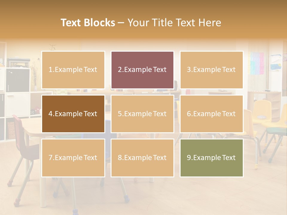 Class Book Yellow PowerPoint Template