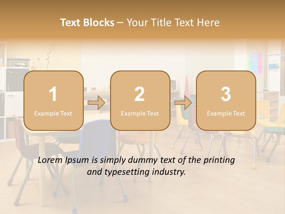 Class Book Yellow PowerPoint Template
