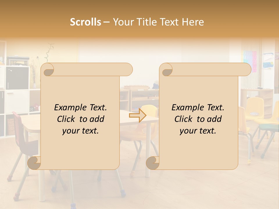 Class Book Yellow PowerPoint Template