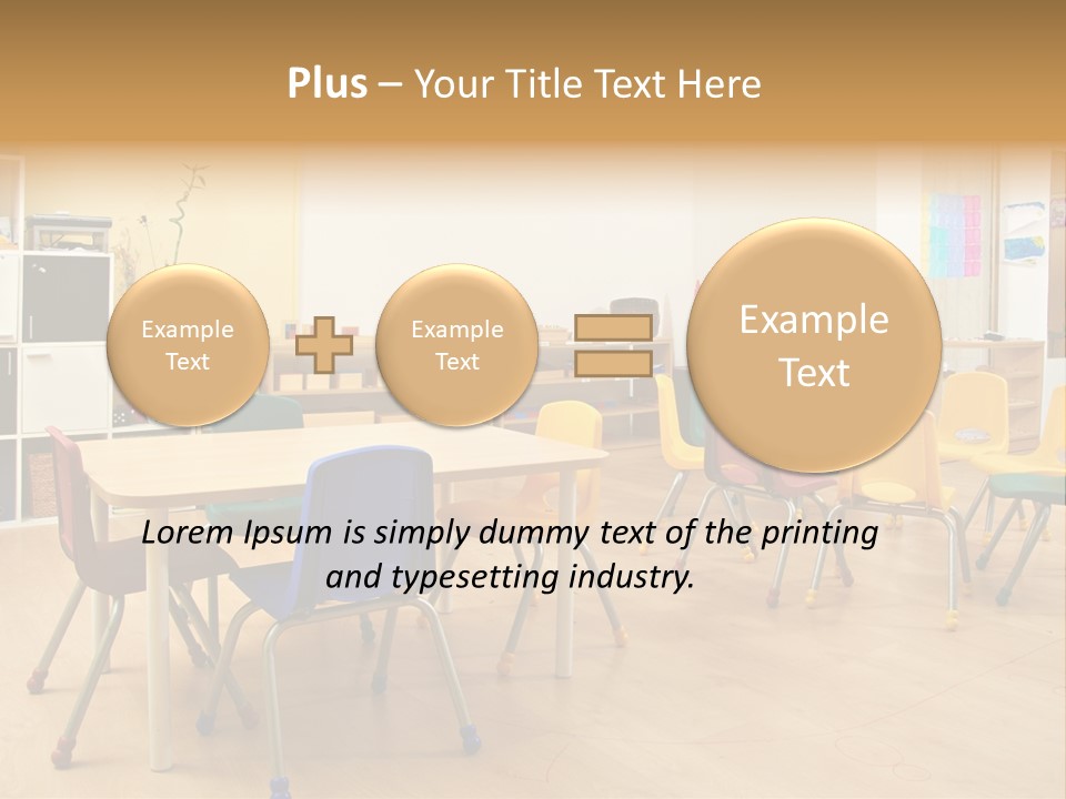 Class Book Yellow PowerPoint Template