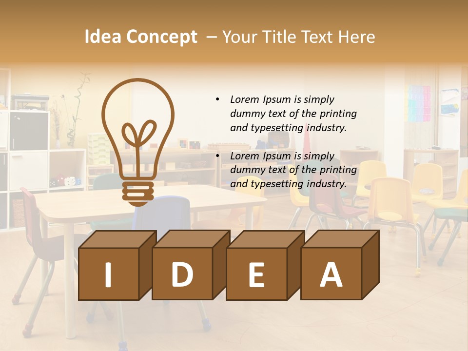 Class Book Yellow PowerPoint Template