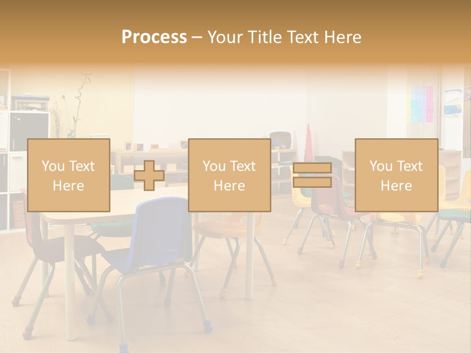 Class Book Yellow PowerPoint Template