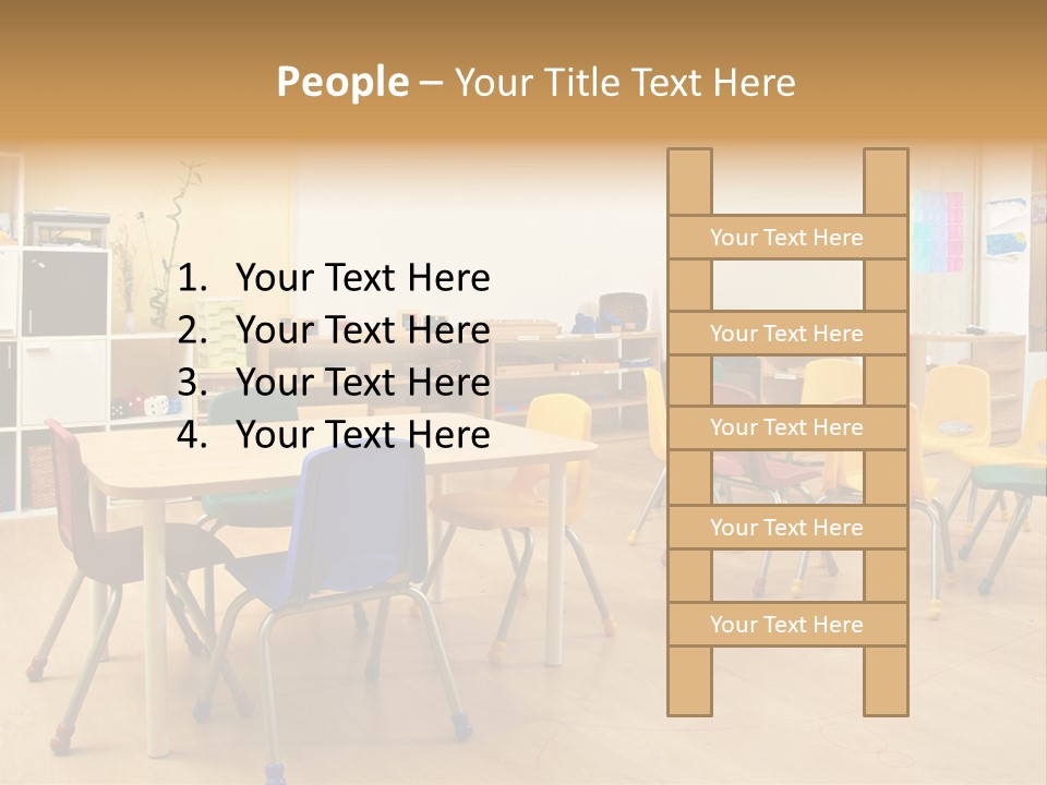 Class Book Yellow PowerPoint Template