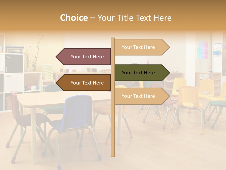 Class Book Yellow PowerPoint Template