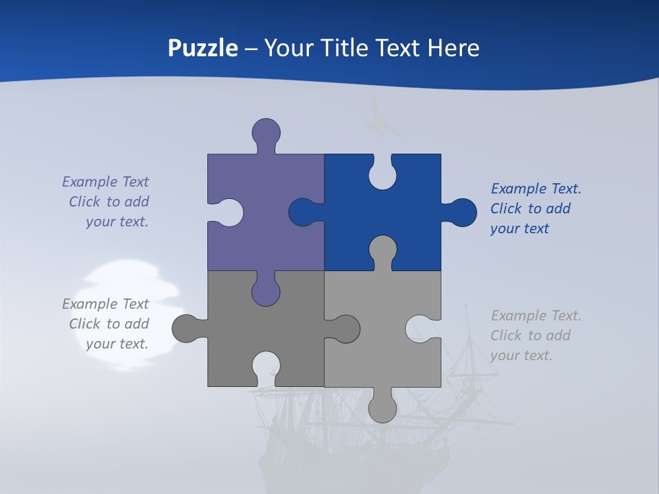 Leaves Misty Spring PowerPoint Template