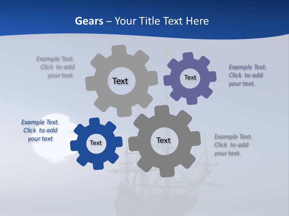 Leaves Misty Spring PowerPoint Template