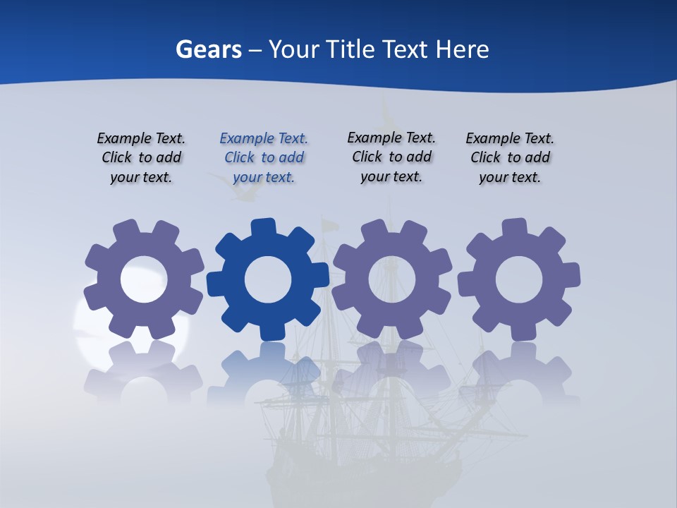 Leaves Misty Spring PowerPoint Template