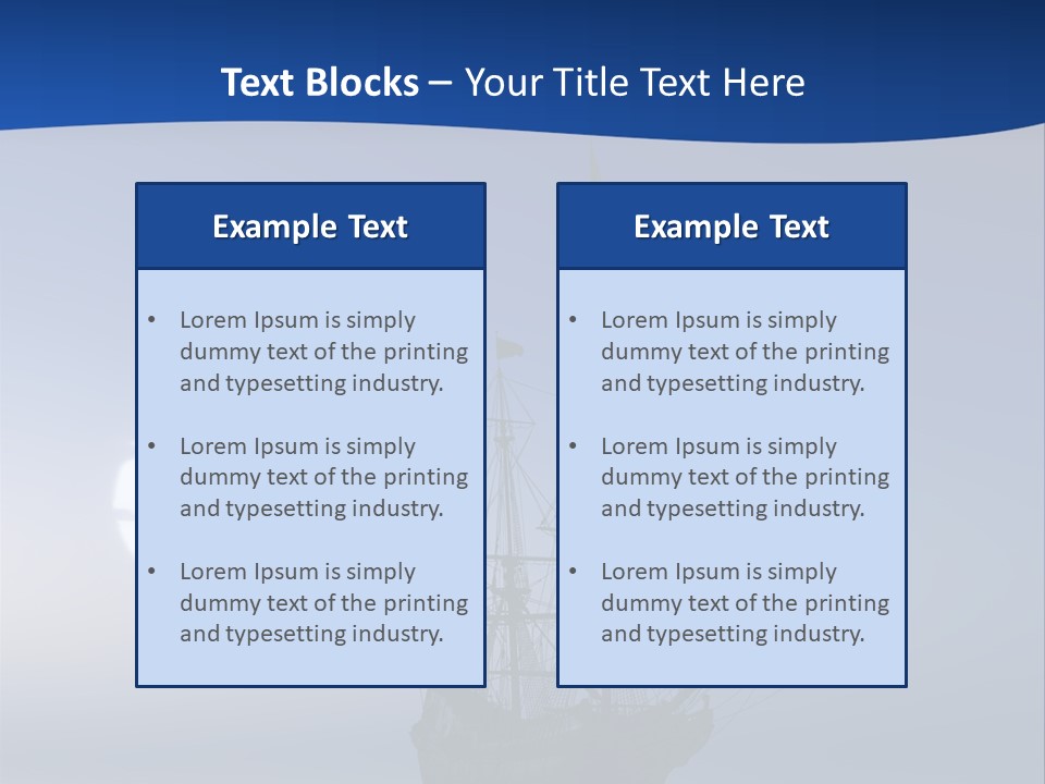 Leaves Misty Spring PowerPoint Template