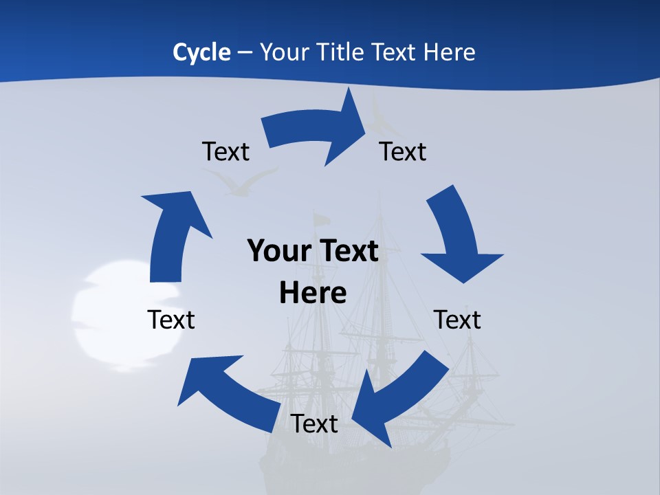 Leaves Misty Spring PowerPoint Template