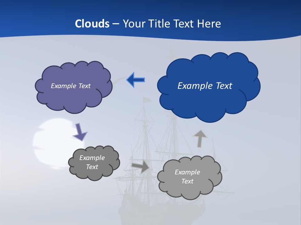 Leaves Misty Spring PowerPoint Template