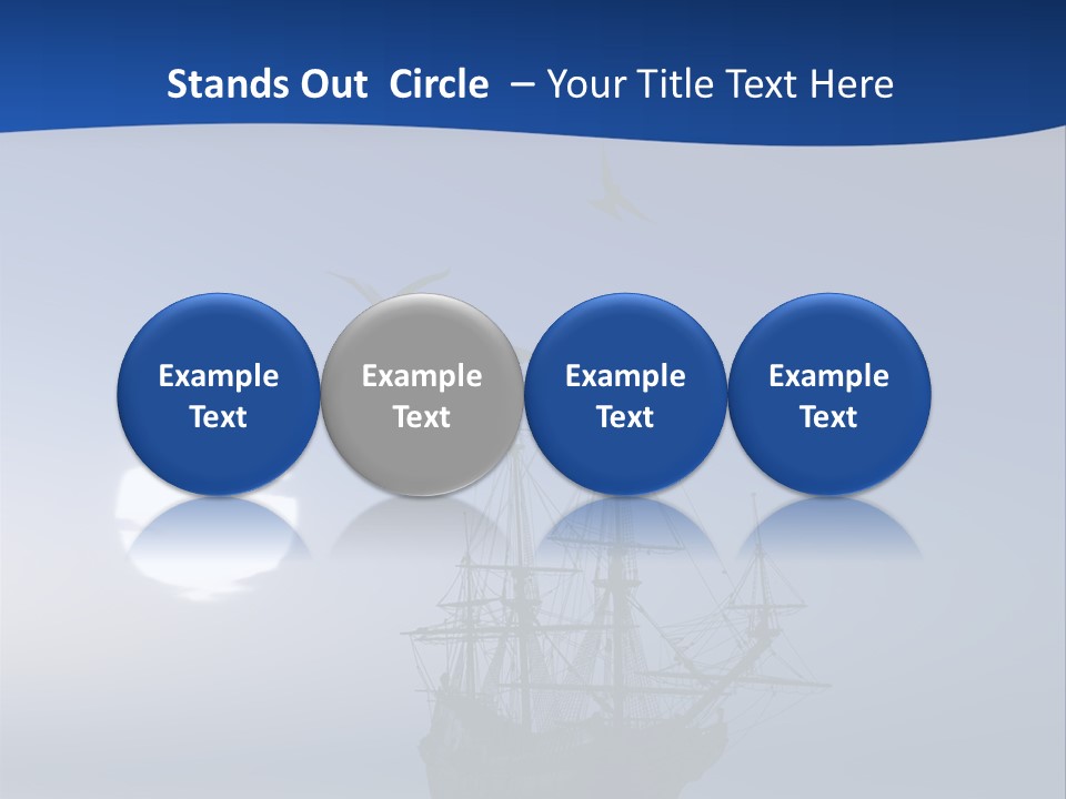 Leaves Misty Spring PowerPoint Template