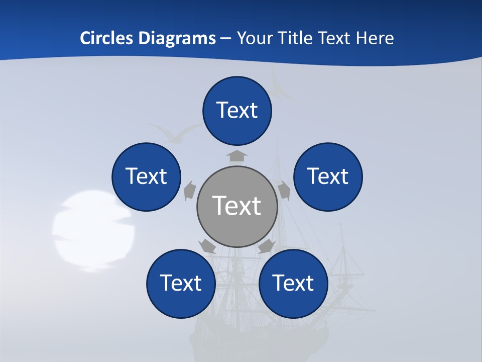 Leaves Misty Spring PowerPoint Template