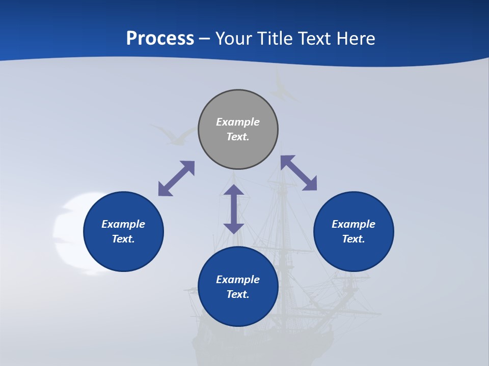 Leaves Misty Spring PowerPoint Template