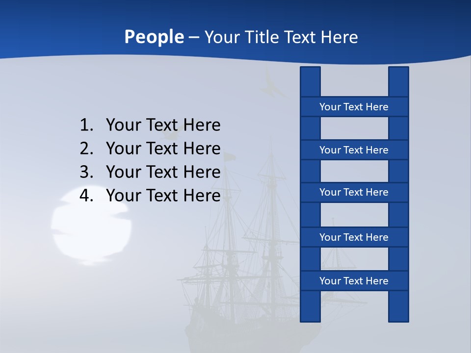 Leaves Misty Spring PowerPoint Template