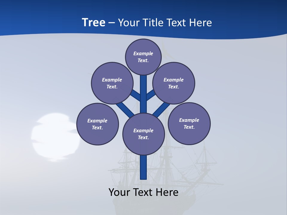 Leaves Misty Spring PowerPoint Template