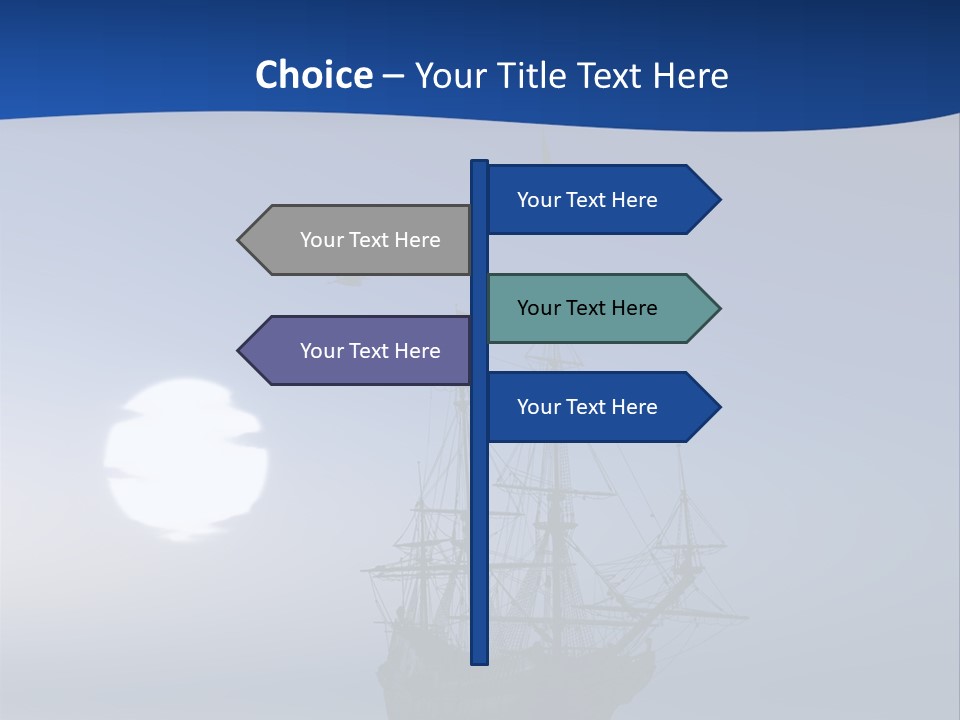 Leaves Misty Spring PowerPoint Template