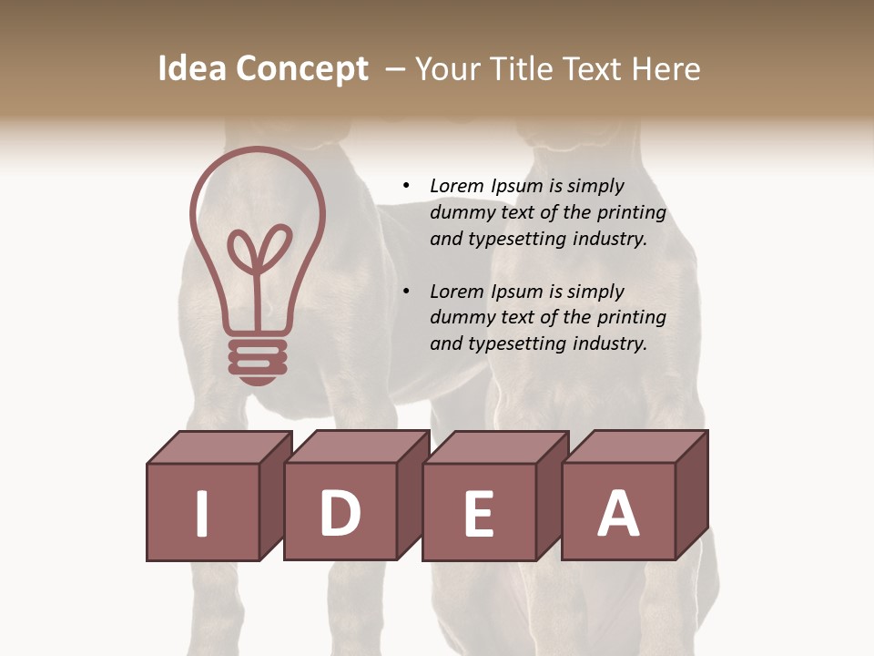 Mammal Purebred No People PowerPoint Template