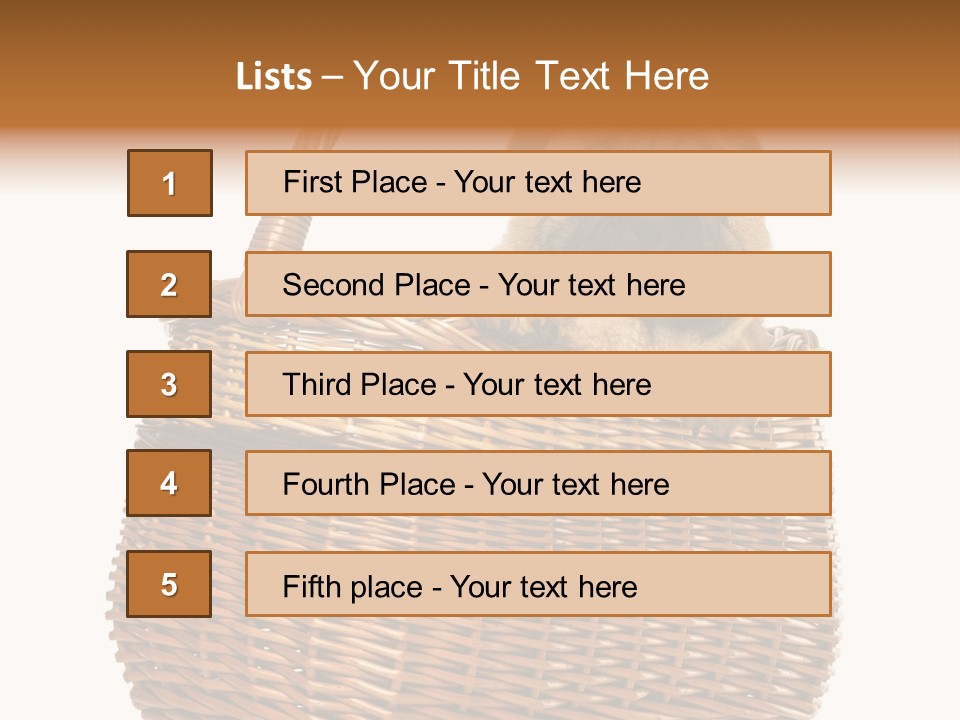 No People Purebred Dog Alone PowerPoint Template