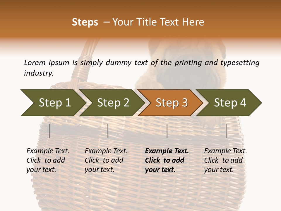 No People Purebred Dog Alone PowerPoint Template