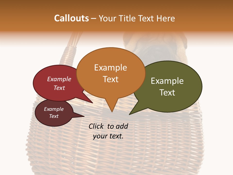 No People Purebred Dog Alone PowerPoint Template