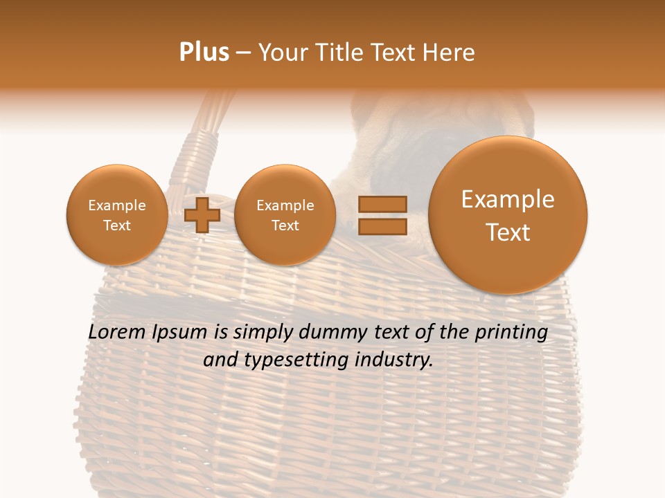 No People Purebred Dog Alone PowerPoint Template