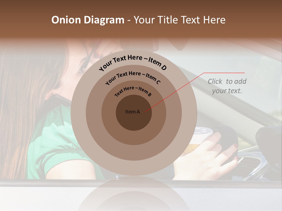 Eyes Distraction Driving PowerPoint Template