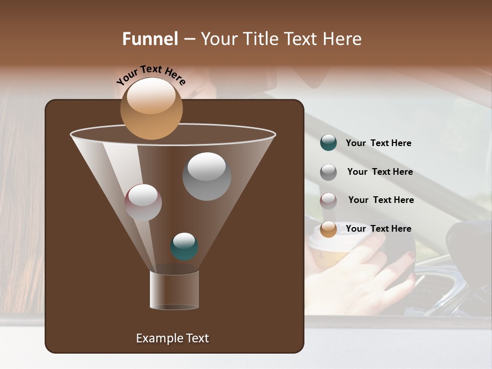 Eyes Distraction Driving PowerPoint Template