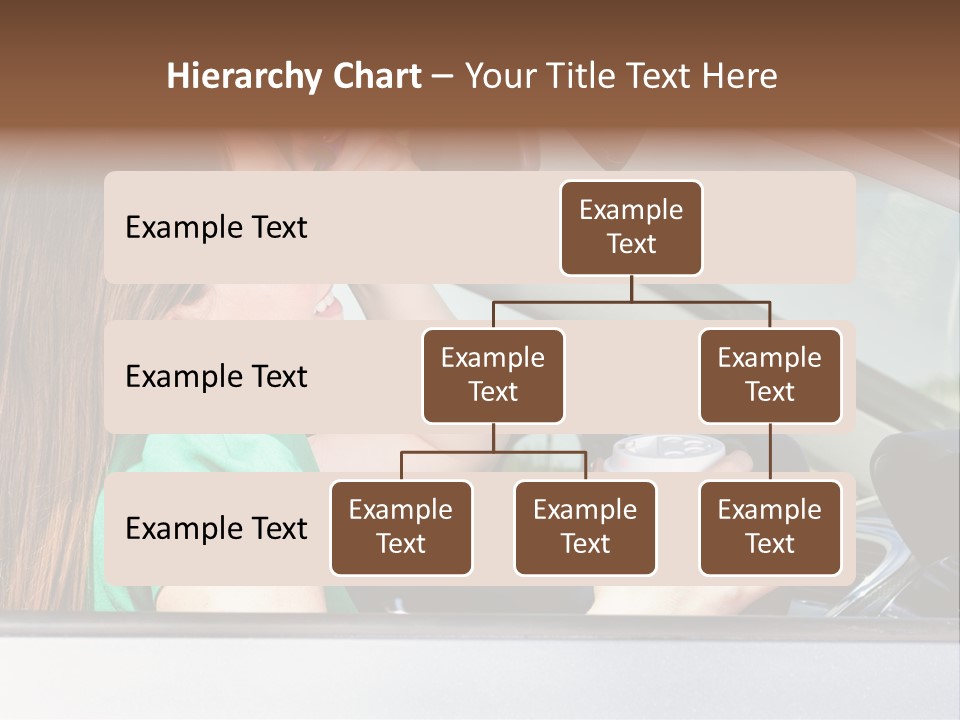 Eyes Distraction Driving PowerPoint Template